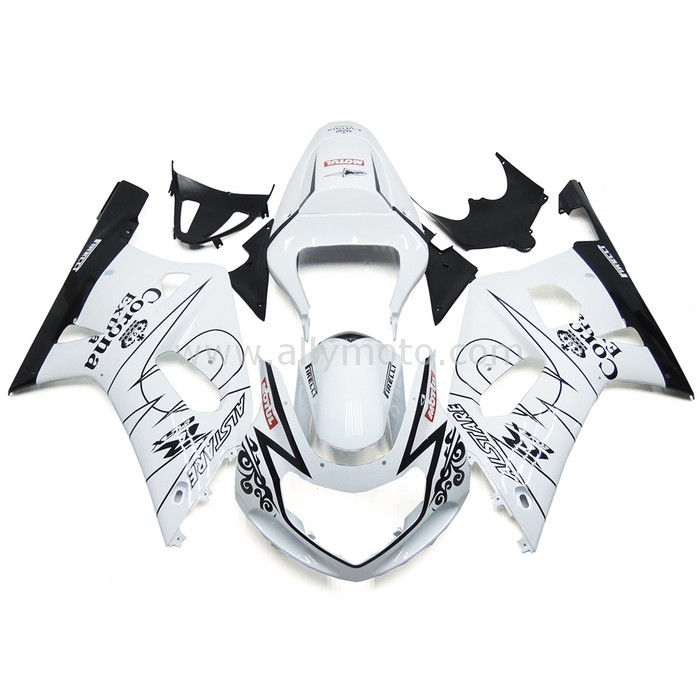 0299 Fairing Suzuki GSXR600 GSXR750 K1 00 01 02 03 White